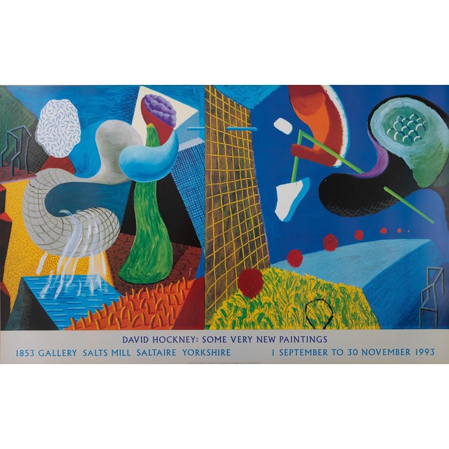 The Other Side Poster after David Hockney For Sale