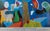 The Other Side Poster after David Hockney For Sale