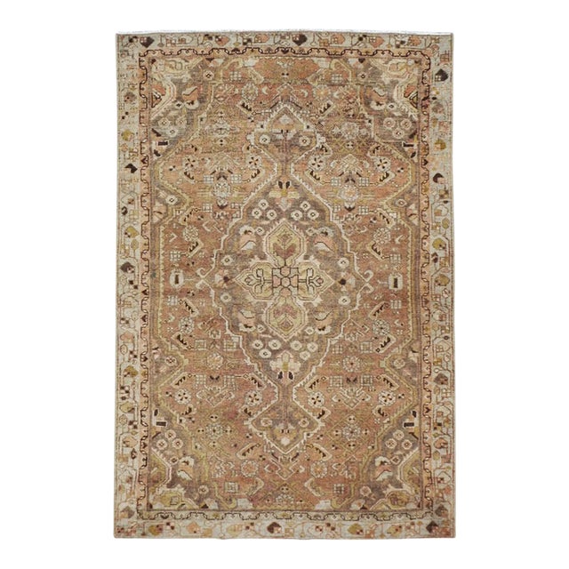 Galerie Shabab Collection Early 20th Century Persian Malayer Throw Rug For Sale