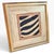 Contemporary Framed Schumacher Zèbre Épinglé Textile Wall Art For Sale - Image 4 of 4