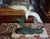 Art Deco Sculpture "Seagull in Flight" on a Wave – Patinated Spelter and Marble An elegant Art Deco sculpture depicting a...