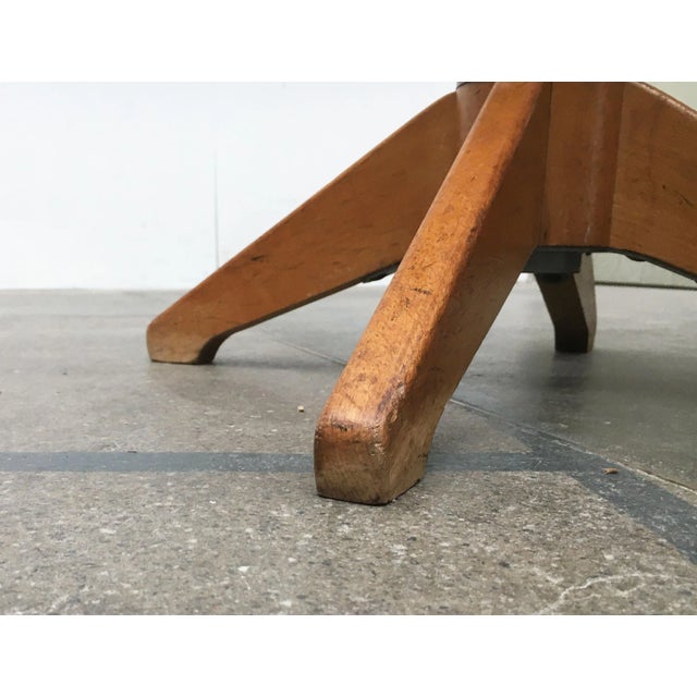 Mid-Century German Wooden Swivel Chair from Sedus For Sale - Image 15 of 18