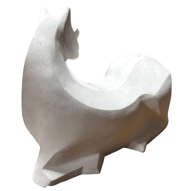 Postmodern Postmodern Cubist Horse Sculpture by Karin Swildens for Austin Productions 1989 For Sale - Image 3 of 5