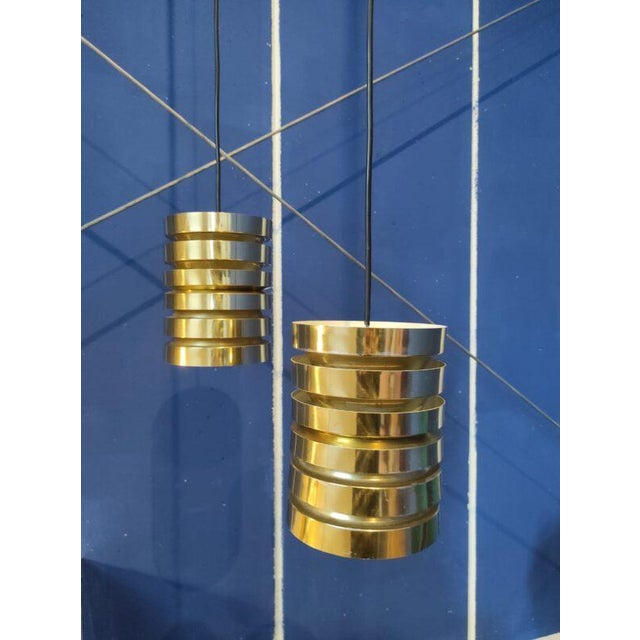 Swedish Pendant Lamps by Carl Thore for Granhaga Metallindustri, 1950 For Sale - Image 4 of 4