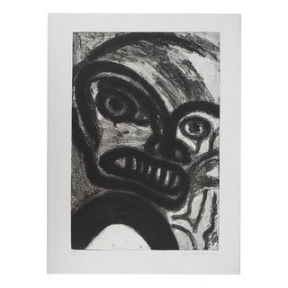 Bengt Lindstrom, The Shaman's Wrath, Engraving For Sale