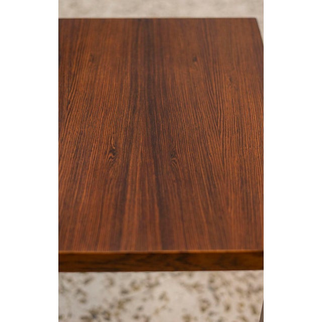 Wood Rosewood Side Tables by Severin Hansen, Denmark, 1960s, Set of 2 For Sale - Image 7 of 8