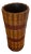 Trompe l'Oeil Leather Book Umbrella Stand or Waste Basket For Sale