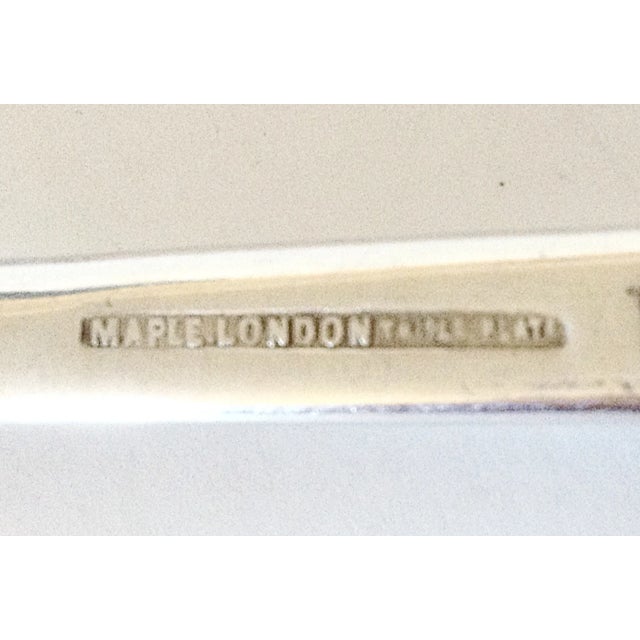 English Silver Plated Soup Ladle For Sale - Image 4 of 4