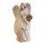 Lladro' Flowers of Peace Limited Edition Angel With Dove & Floral Bouquet For Sale