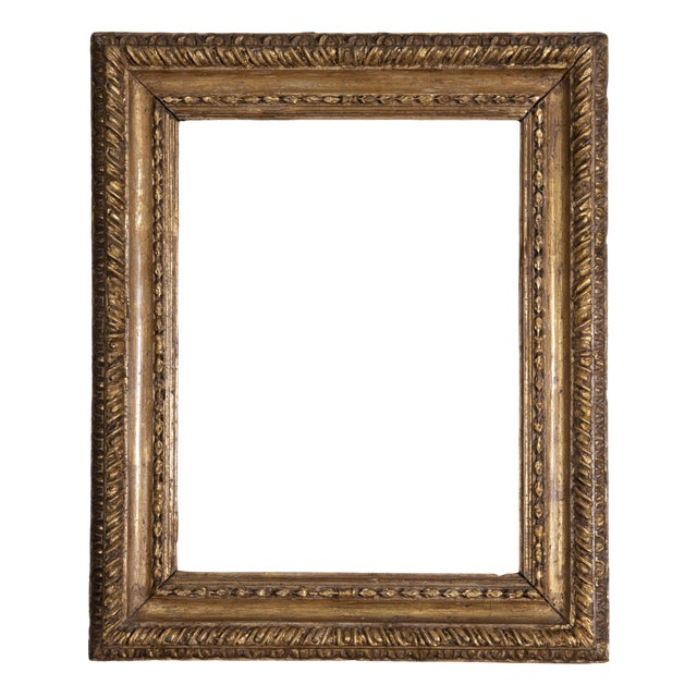 Early 18th Century Italian Salvator Rosa Gilded Frame, 1780s For Sale