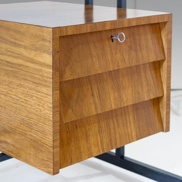 Mid-Century Modern Writing Desk in Brass and Metal, Italy, 1960s For Sale - Image 14 of 17