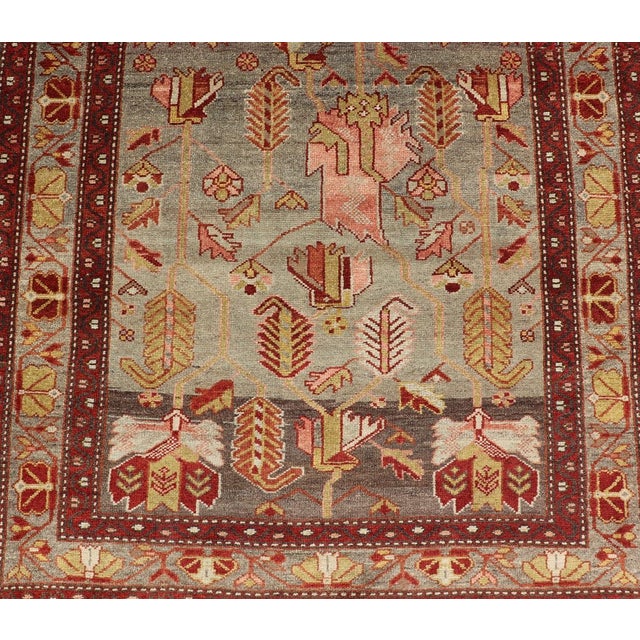 Antique Persian Malayer Runner With Tree Motif Design 3'8 X 13'1 For Sale - Image 10 of 14