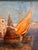 French French Oil on Canvas Harbor Scene For Sale - Image 3 of 8