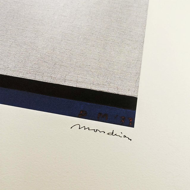 After Piet Mondrian, Composition, 1970s, Lithograph For Sale - Image 3 of 9