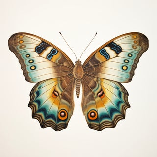 20' X 20' 'Butterfly' - Original Botanical Fine Art Print For Sale