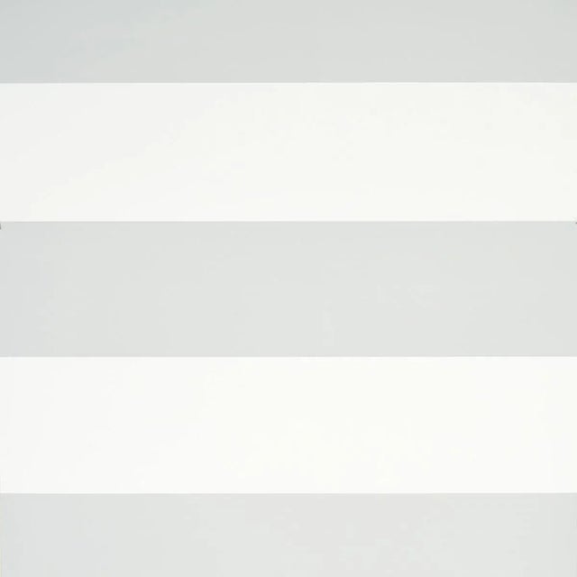 Schumacher Baxter Stripe Wallpaper in Grey For Sale