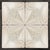 4-3/4" x 4-3/4" Nobelesse decorative and dimensional ceramic tile with an off-white glaze and a glossy finish. Tiles are...
