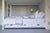 Transitional Pair of Urban Electric Large Nickel Bit Sconces With Linen Shades For Sale - Image 3 of 10