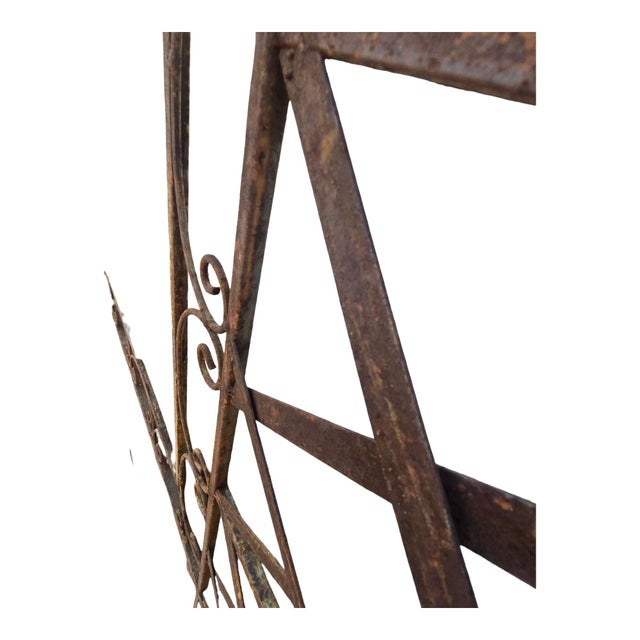 Wrought Iron Loggia Panels (2) For Sale In New York - Image 6 of 12