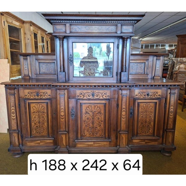 Renaissance Walnut 2-Body Buffet, 17th Century For Sale - Image 10 of 12