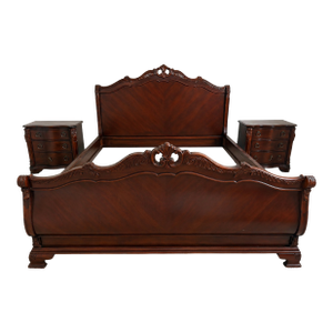 Eastern King Bed With 2 Nightstands