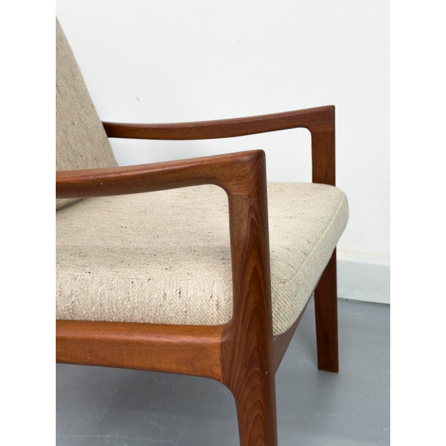 Senator Lounge Chairs in Teak and Wool by Ole Wanscher for Cado, 1960s, Set of 2 For Sale - Image 14 of 18