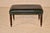 19th Century English Mahogany Leather Bench For Sale - Image 4 of 8