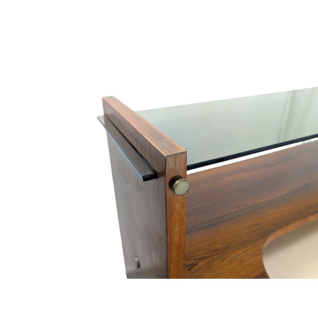 Vintage Mobile Bar in Teak, 1960s, Set of 4 For Sale - Image 10 of 18