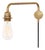Edison Brass Wall Lamp by Sabina Grubbeson for Konsthantverk For Sale
