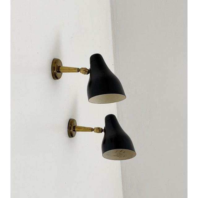 1950s Vintage Wall Lamps, 1950s, Set of 2 For Sale - Image 5 of 5