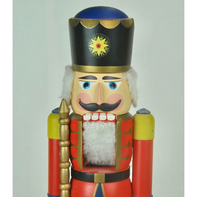 German Nutcracker in Yellow and Red Costume, 1960s For Sale - Image 4 of 10