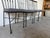 Metal 1970s Vintage Black Painted Metal Outdoor Garden Dining Chairs – Set of 4 For Sale - Image 7 of 12
