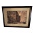 Framed Italian Print of Roman Ruins, 19th Century For Sale