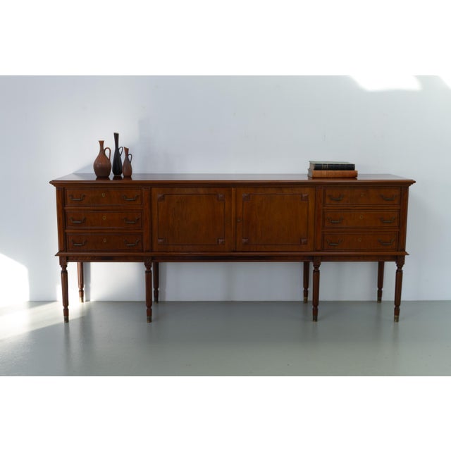 Danish Hepplewhite Mahogany Sideboard from Farre Møbelfabrik, 1970s For Sale - Image 3 of 18