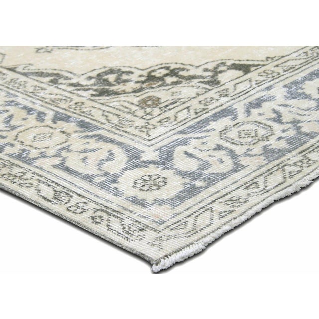 Traditional 1960s Turkish Oushak Rug For Sale - Image 3 of 6