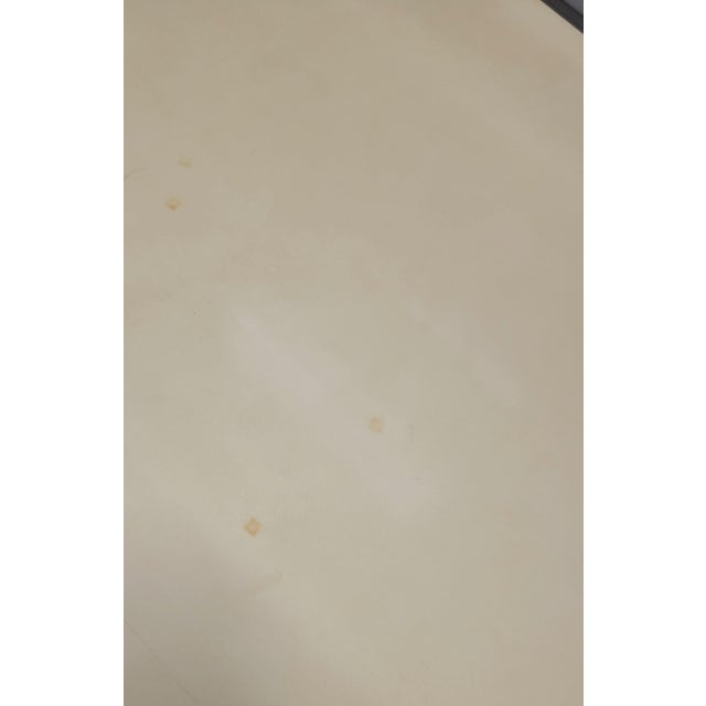 Barbara Barry for Henredon Mid Century Modern Style Parchment Walnut Oversized Nightstands- A Pair For Sale - Image 13 of 16