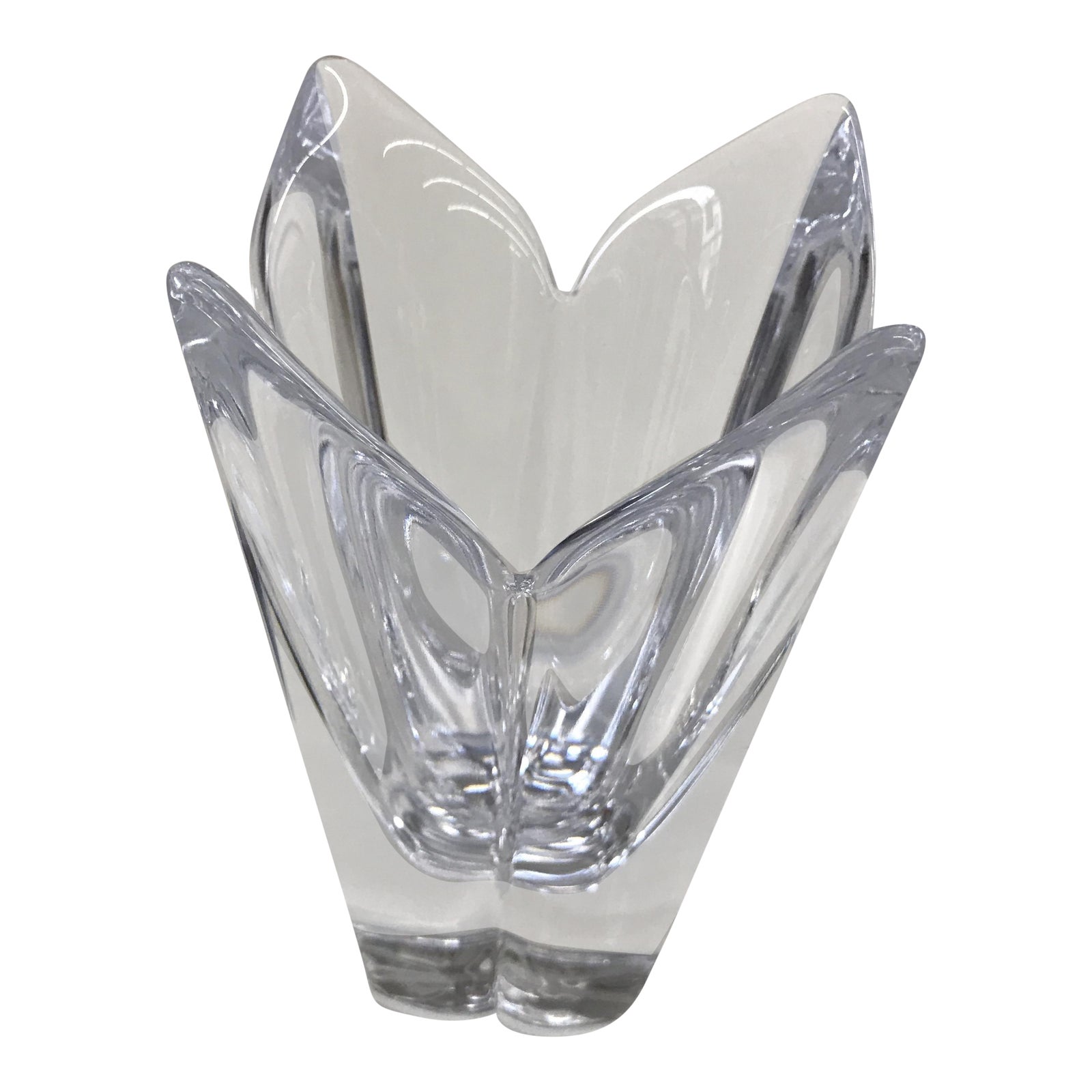 Orrefors Swedish Crystal Vase Chairish