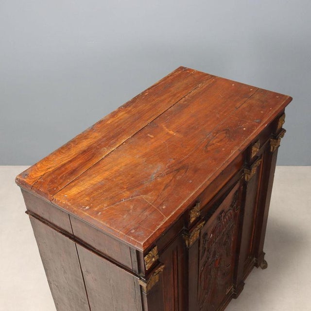 Credenza in Walnut and Fir For Sale - Image 11 of 13