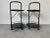 Italian Postmodern Bonaldo Casa Two - Tier Rolling Side Tables - a Pair For Sale - Image 11 of 12