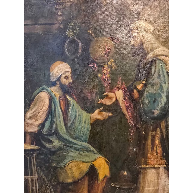 Antique Orientalist Painting F a Bridgeman Style Signed For Sale - Image 4 of 16