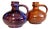 Handmade Stoneware Vases with Handles, Germany, 1980s, Set of 2 For Sale