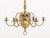 Dutch Style Six Branch Brass Chandelier, 20th Century For Sale - Image 4 of 8