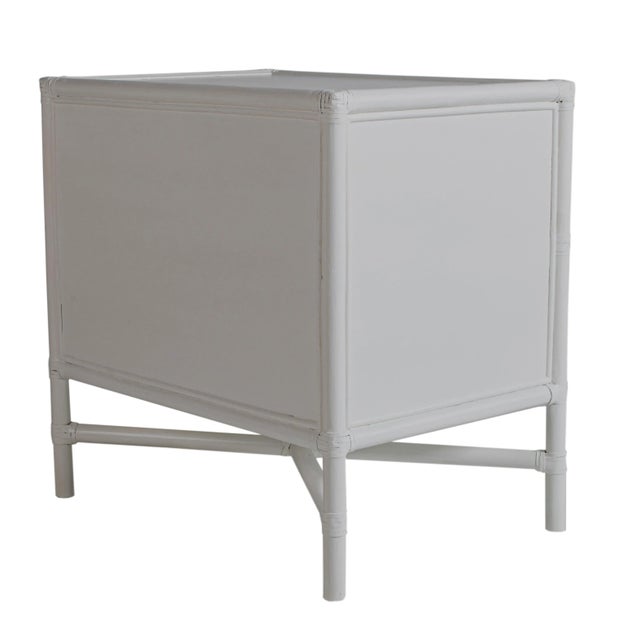 Add a modern tropical vibe to your bedroom with this Two-Drawer Nightstand. Versatile and highly functional, the Verona...