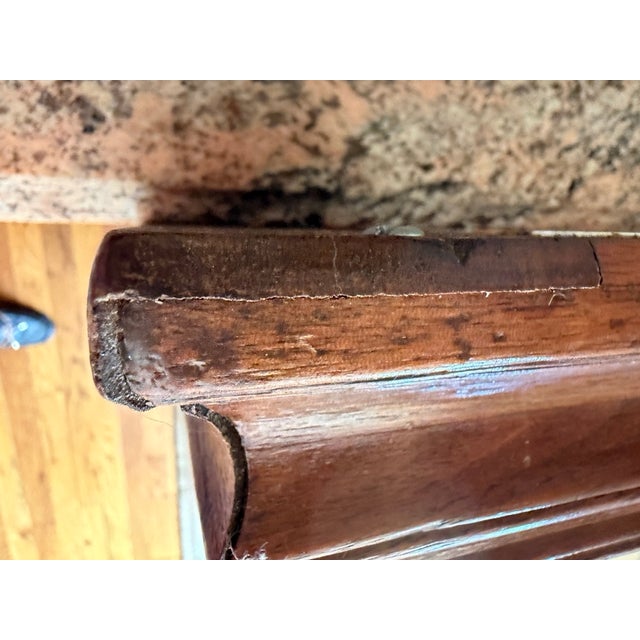 1930s Mahogany Picture Frame, Vintage Shadow Box Style For Sale - Image 5 of 6