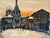Rustic European Ivan N. Pavlov Color Woodcut Church Nativity Palashi Moscow 1918-19 For Sale - Image 3 of 10
