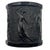 1937 l.e. Smith Dancing Nymphs & Saytr Black Amethyst Glass Canister with Lid For Sale In Los Angeles - Image 6 of 11
