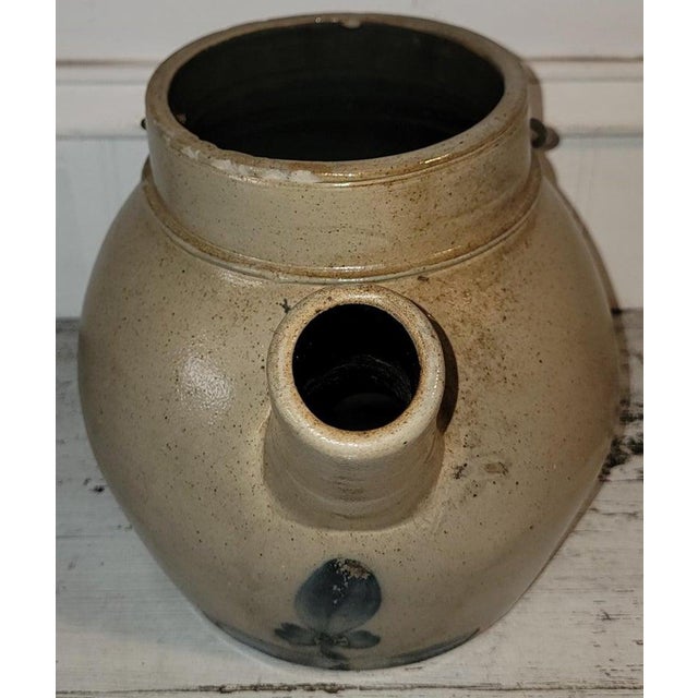 Folk Art 19th Century Batter Jug With Spout For Sale - Image 3 of 7