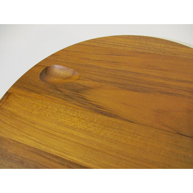 Mid 20th Century Dansk Charcuterie Board With Knife by Torun Denmark- 2 Pieces For Sale In Cincinnati - Image 6 of 8