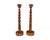 Geoorgian Revival Bobbin Turned Mahogany Candlesticks, 1800s, Set of 2 For Sale - Image 6 of 6