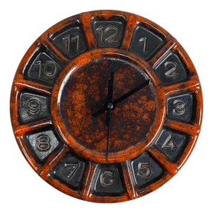 Mid-Century Modern Wall Clock by Tófej, 1970s
